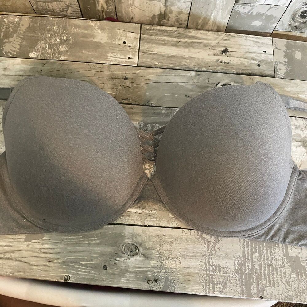 Torrid Curve Gray Full Coverage Underwire Bra 44dd - image 1